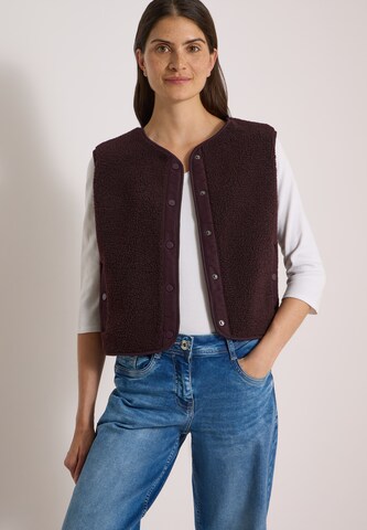 CECIL Vest in Red: front