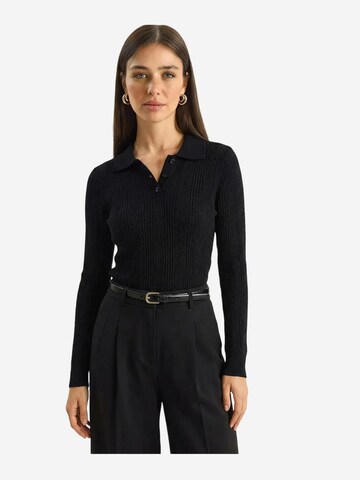 Bianco Lucci Pullover 'Pullover'‌‌‌‌‌‌ in Schwarz