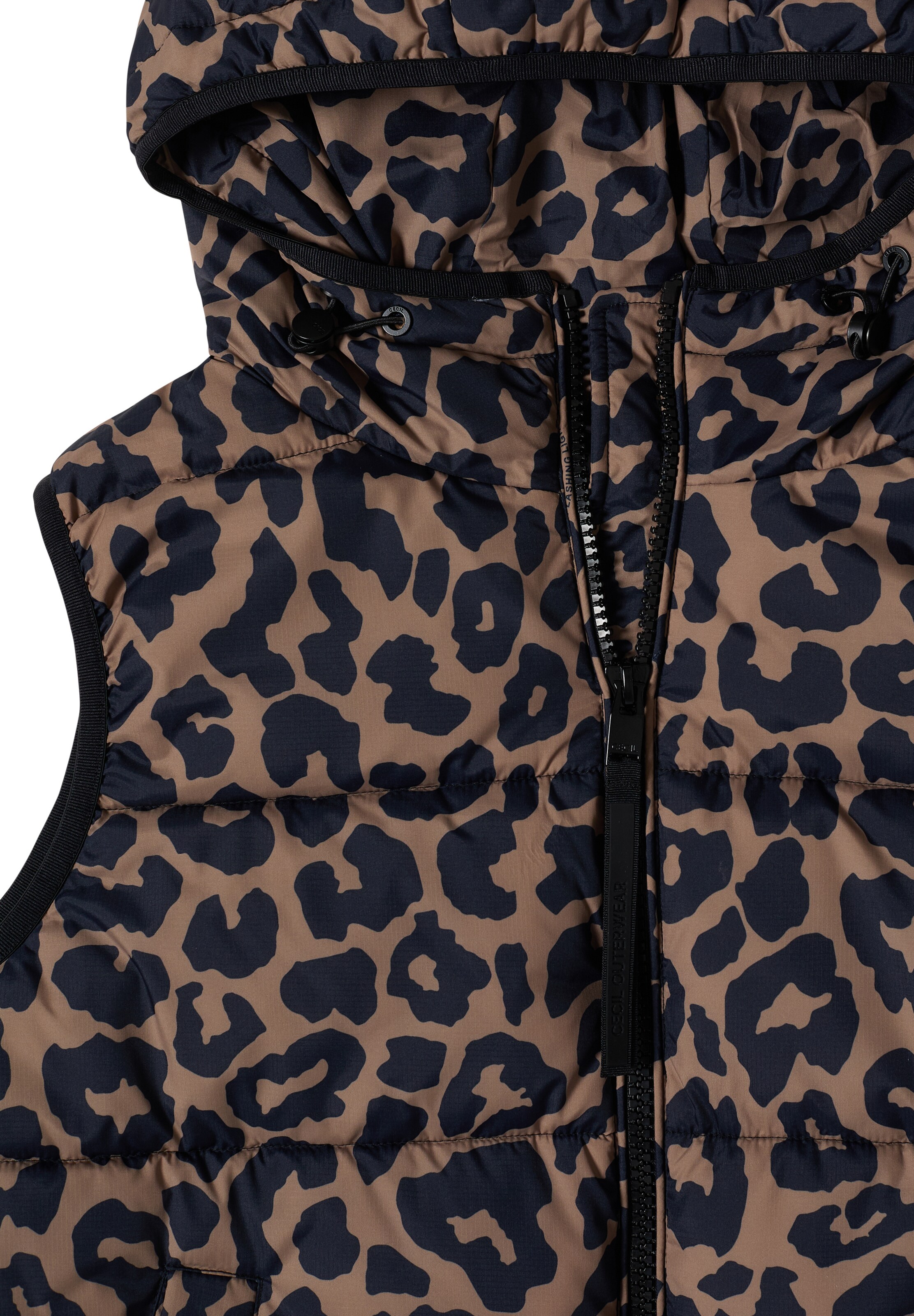 CECIL Vest in Brown