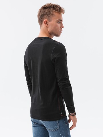 Ombre Shirt 'L130' in Schwarz