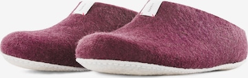 Baabuk Slipper 'Mel' i rød: forside