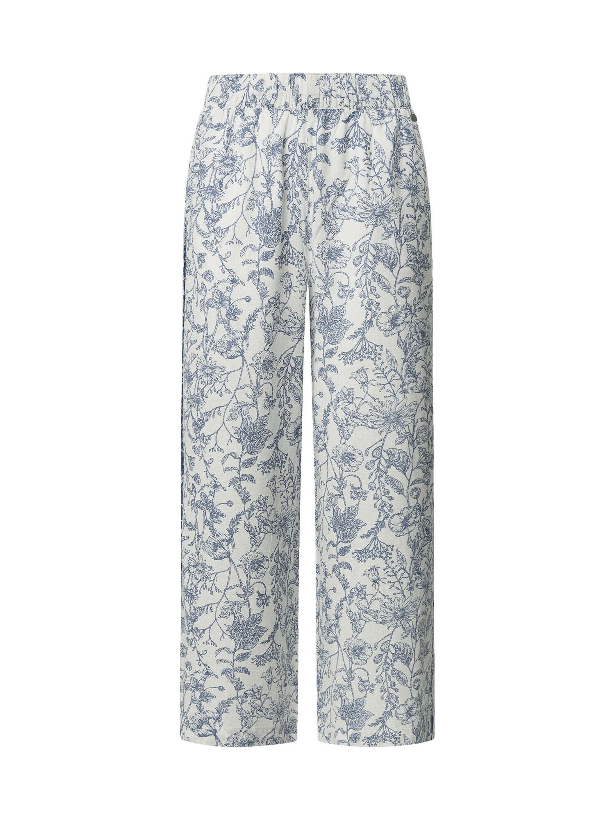Pepe Jeans Wide leg Broek 'Duana' in Wit: voorkant