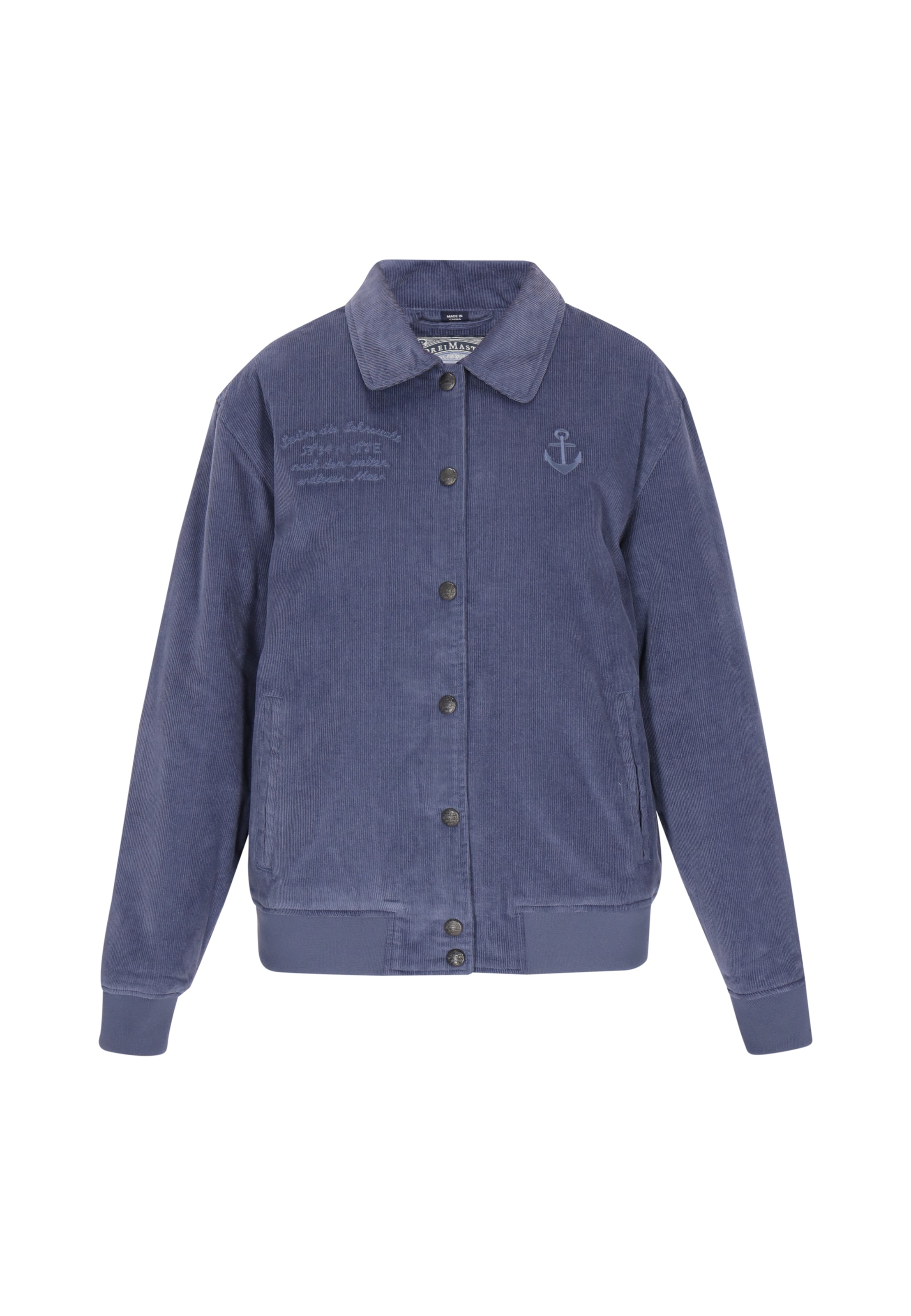 Veste mi-saison DreiMaster Vintage en bleu : devant