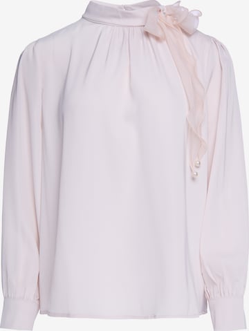 faina - Blusa 'GLOW' em roxo: frente