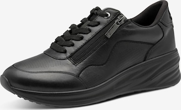 Baskets basses Tamaris en noir : devant