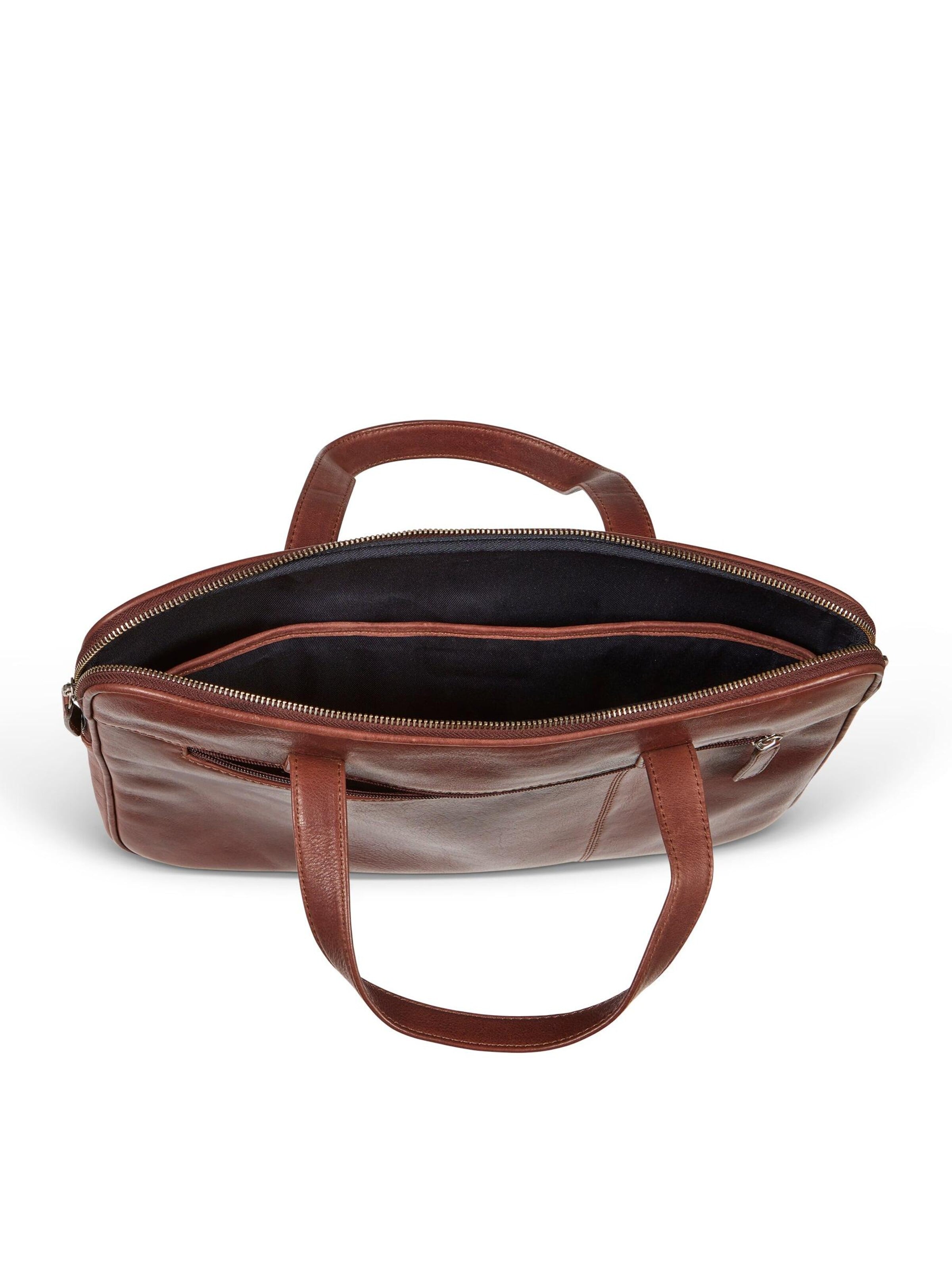 Howard London - Bolsa para portátil 'Laptop Bag Oscar Brown' en marrón