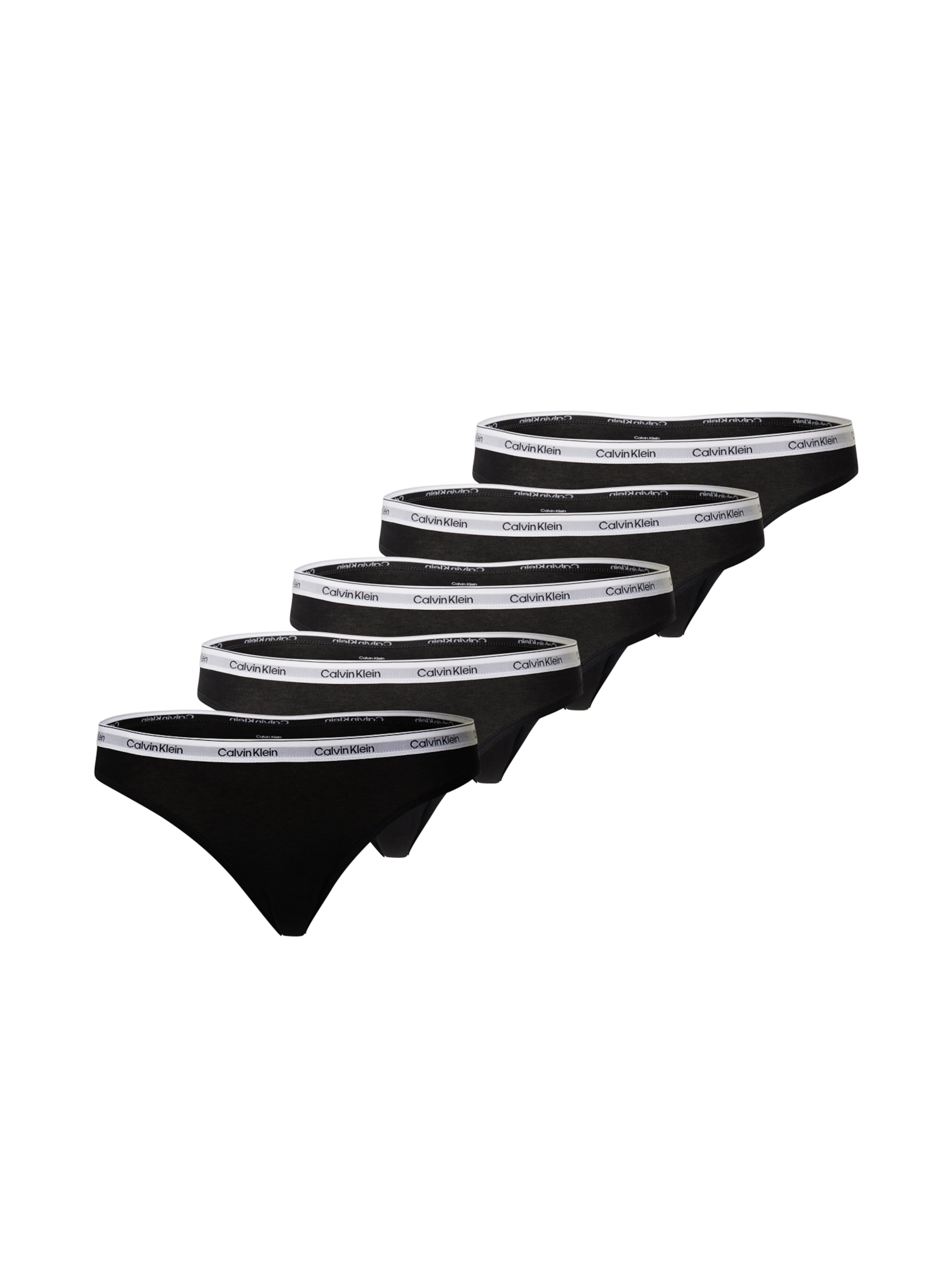 Slip de la Calvin Klein Underwear pe negru: față