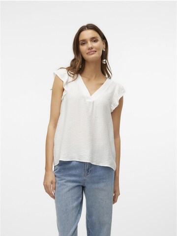 VERO MODA Top 'VMNatja' in Wit: voorkant