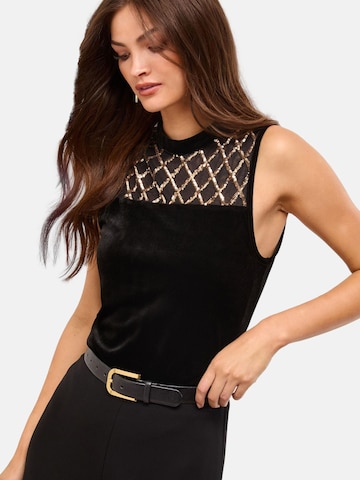 Lipsy Top - Čierna: predná strana