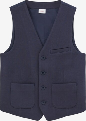 s.Oliver Vest in Blue: front