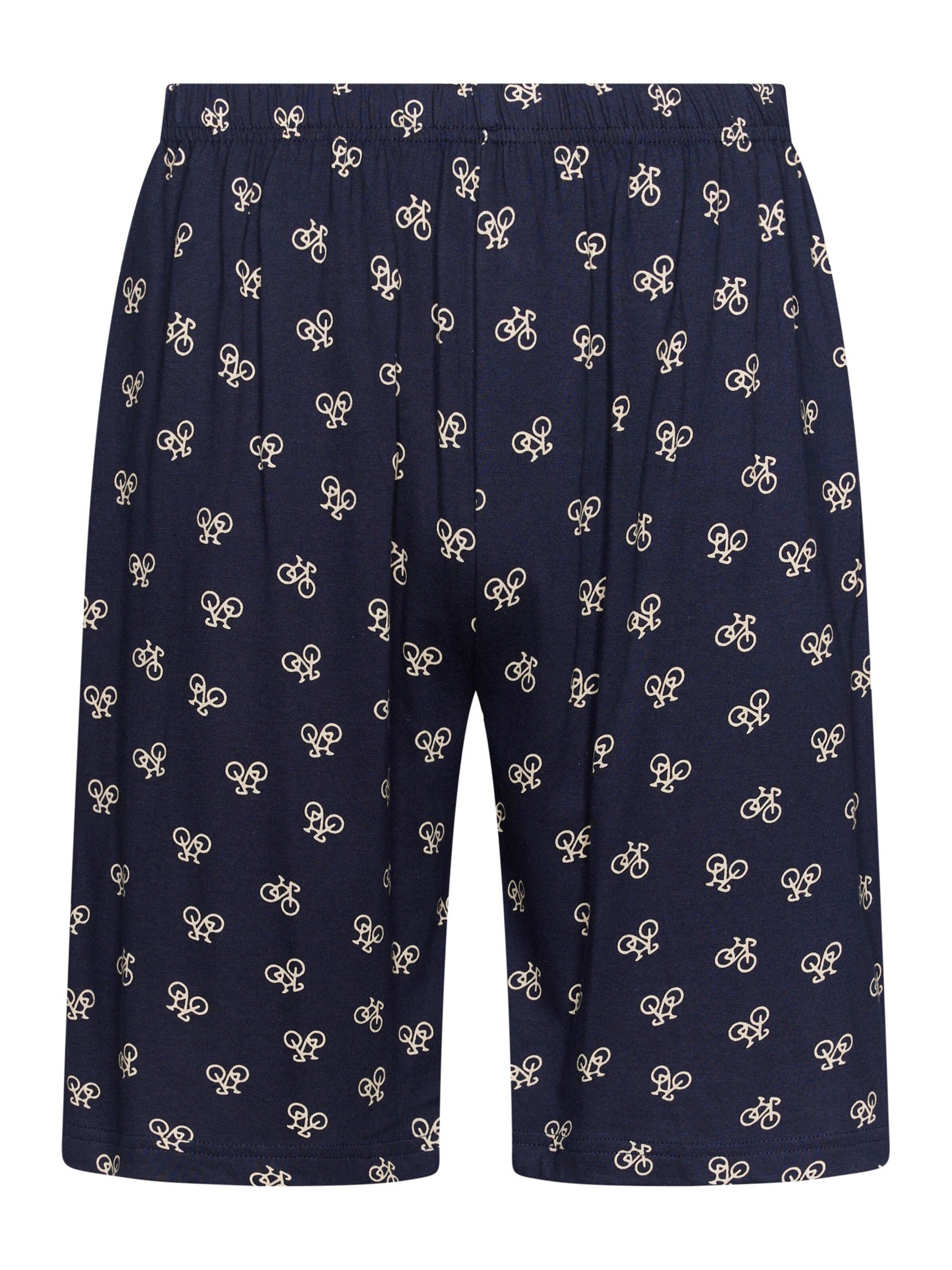 Pyjama court 'Shortama' Pastunette en bleu