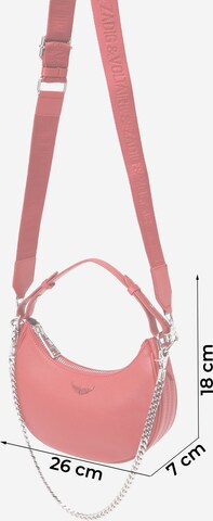 Zadig & Voltaire - Bolso de hombro 'MOONROCK' en rojo