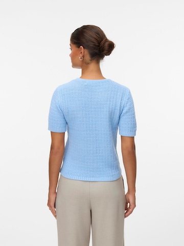 VERO MODA Gebreid vest 'VMHarva' in Blauw