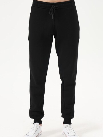 LOUIS LECLER Slim fit Trousers 'Dean' in Black