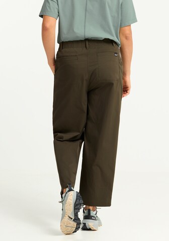 JACK WOLFSKIN Loose fit Outdoor Pants in Brown