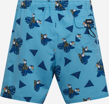 OAKLEY Regular Shorts 'TOUCAN TROPICS' in Blau