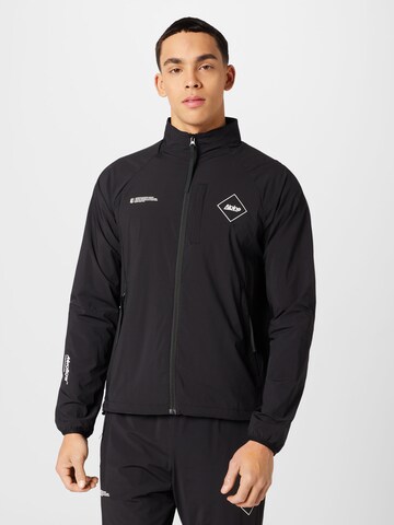 Veste mi-saison 'Alpine Track' BLS HAFNIA en noir : devant