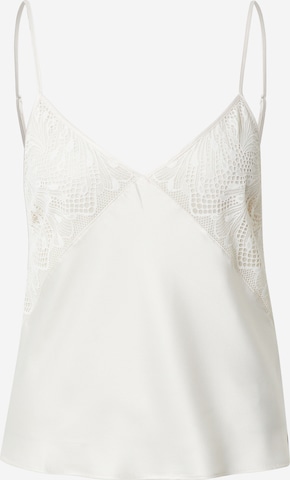 Chemise de nuit 'CAMISOLE' PASSIONATA en blanc : devant