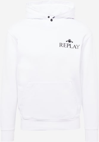 REPLAY Sweatshirt in Weiß: predná strana