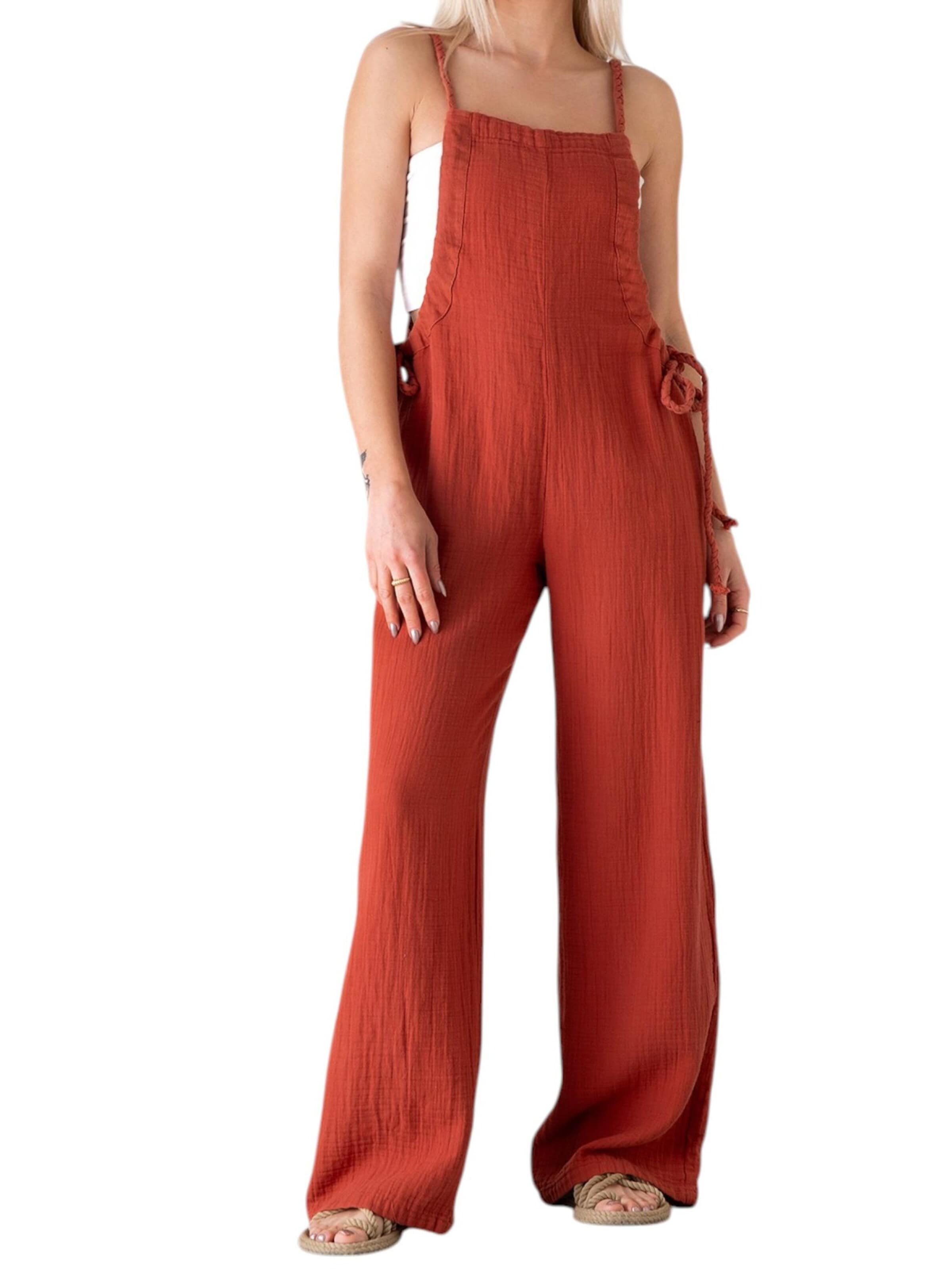 WENOR - Jumpsuit 'Alai' en rojo