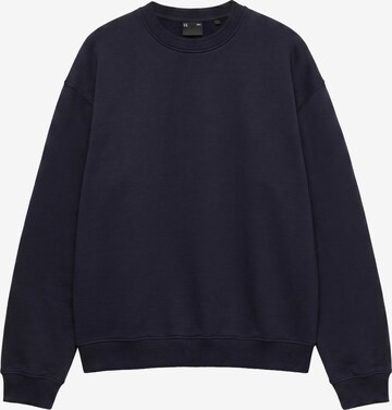 Sweat-shirt Pull&Bear en bleu : devant