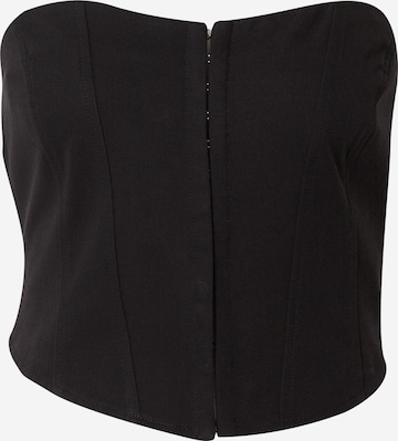 Motel Top 'ELITA' in Black: front