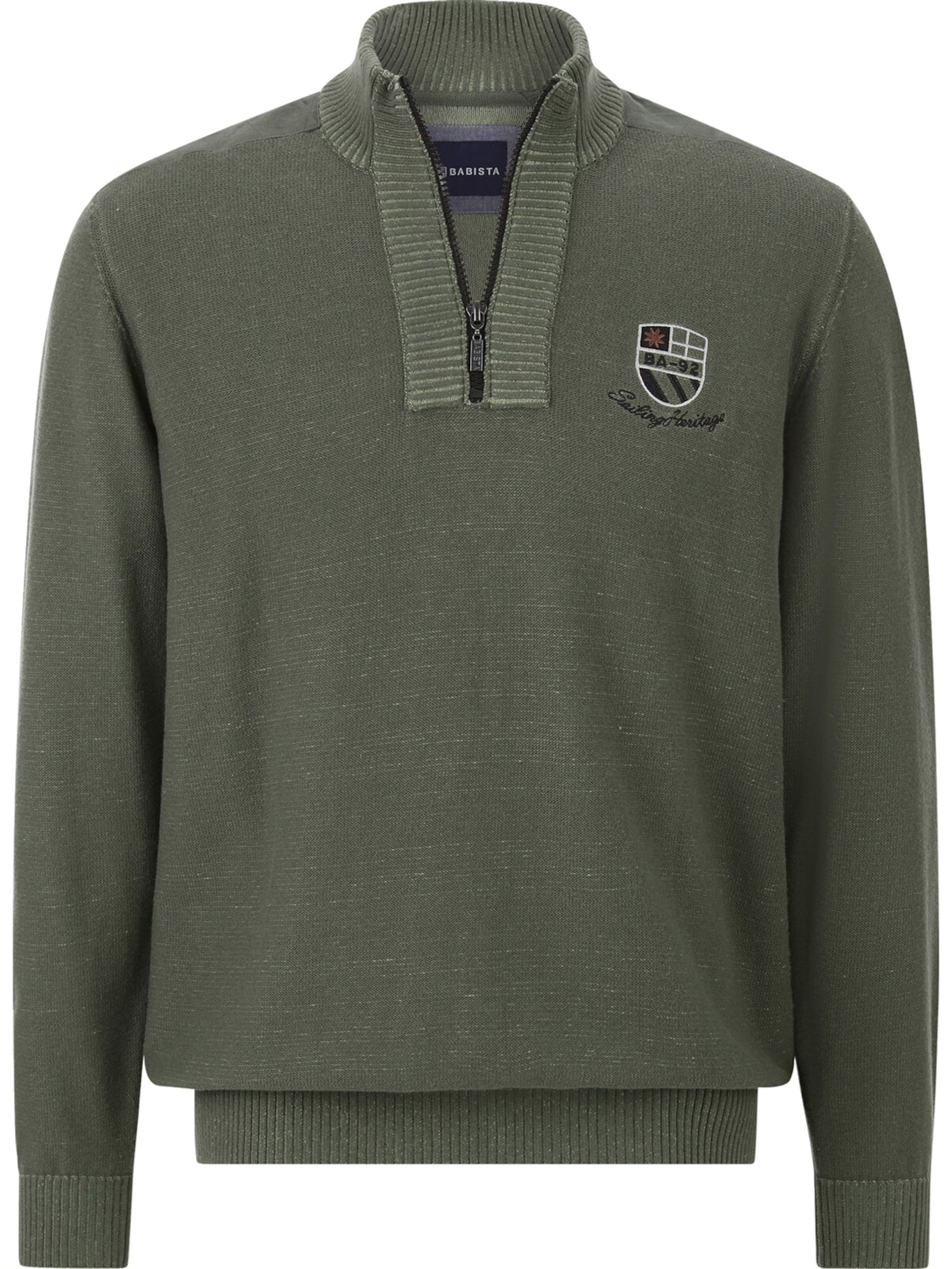 BABISTA Sweater 'Licaroni' in Green: front