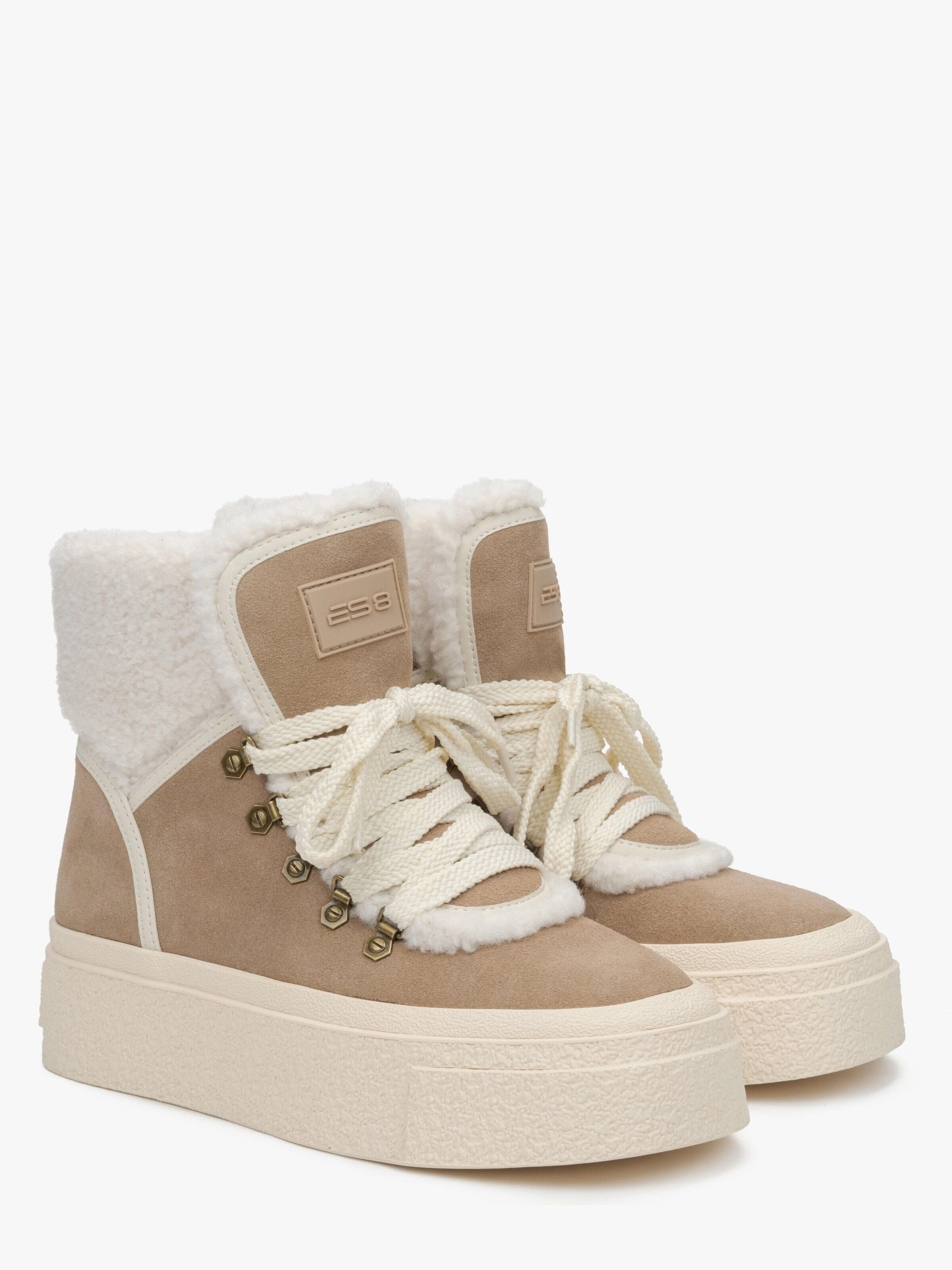 ES8 Ankle Boots '03-02'‌ in Beige