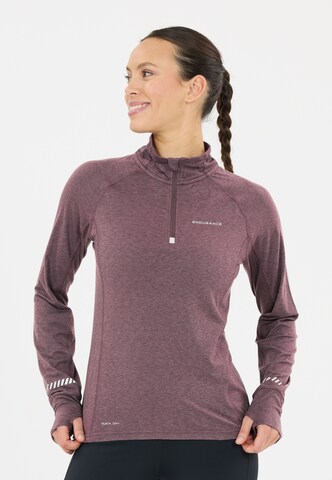 ENDURANCE Performance shirt 'Canna' in Purple: front
