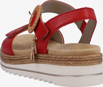 REMONTE Strap Sandals in Red