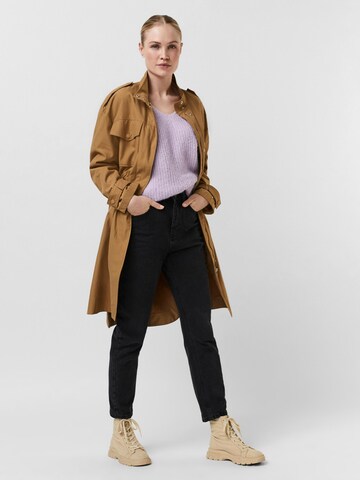 Manteau mi-saison VERO MODA en marron