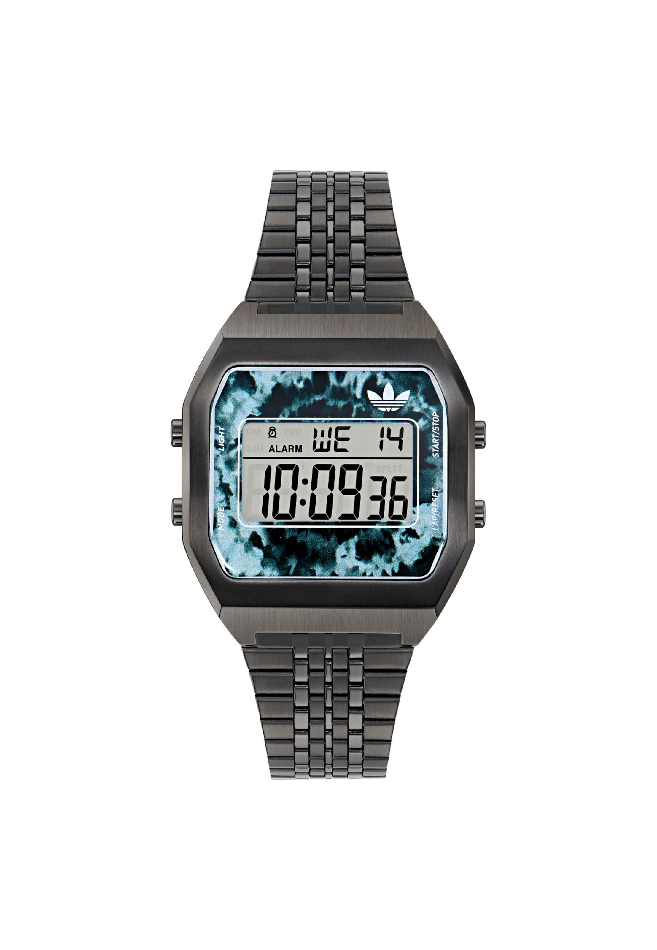 ADIDAS ORIGINALS Digitaluhr 'DIGITAL TWO' in Schwarz: Vorderseite