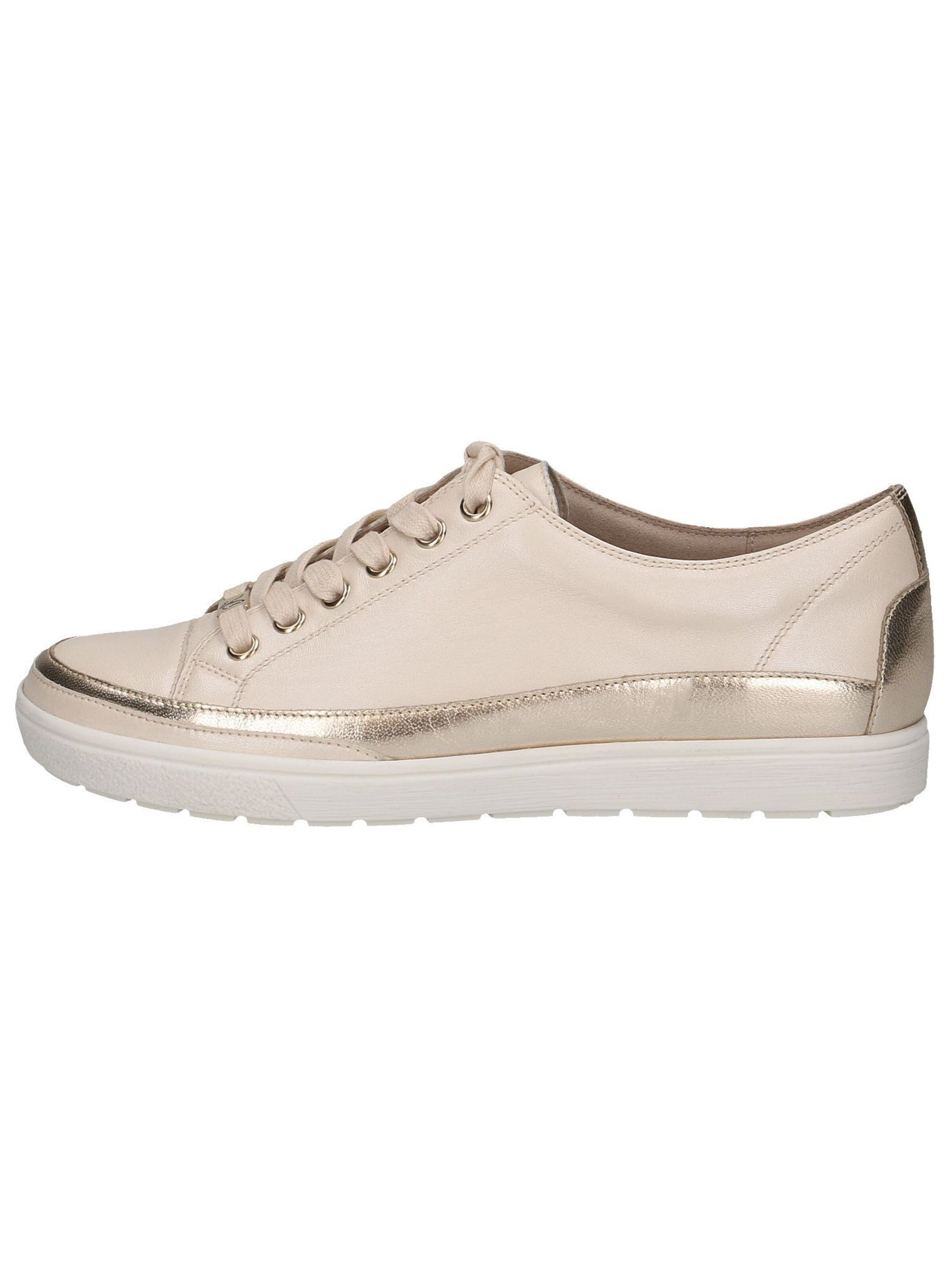 Sneaker bassa 'Ties' di CAPRICE in beige