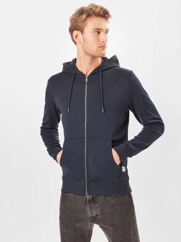 Veste de survêtement JACK & JONES en bleu : devant