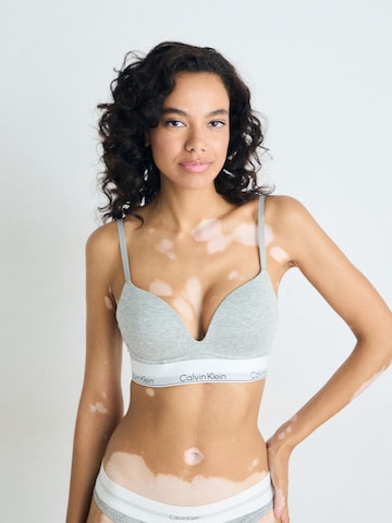 Calvin Klein Underwear Push-up BH in Grau: Vorderseite
