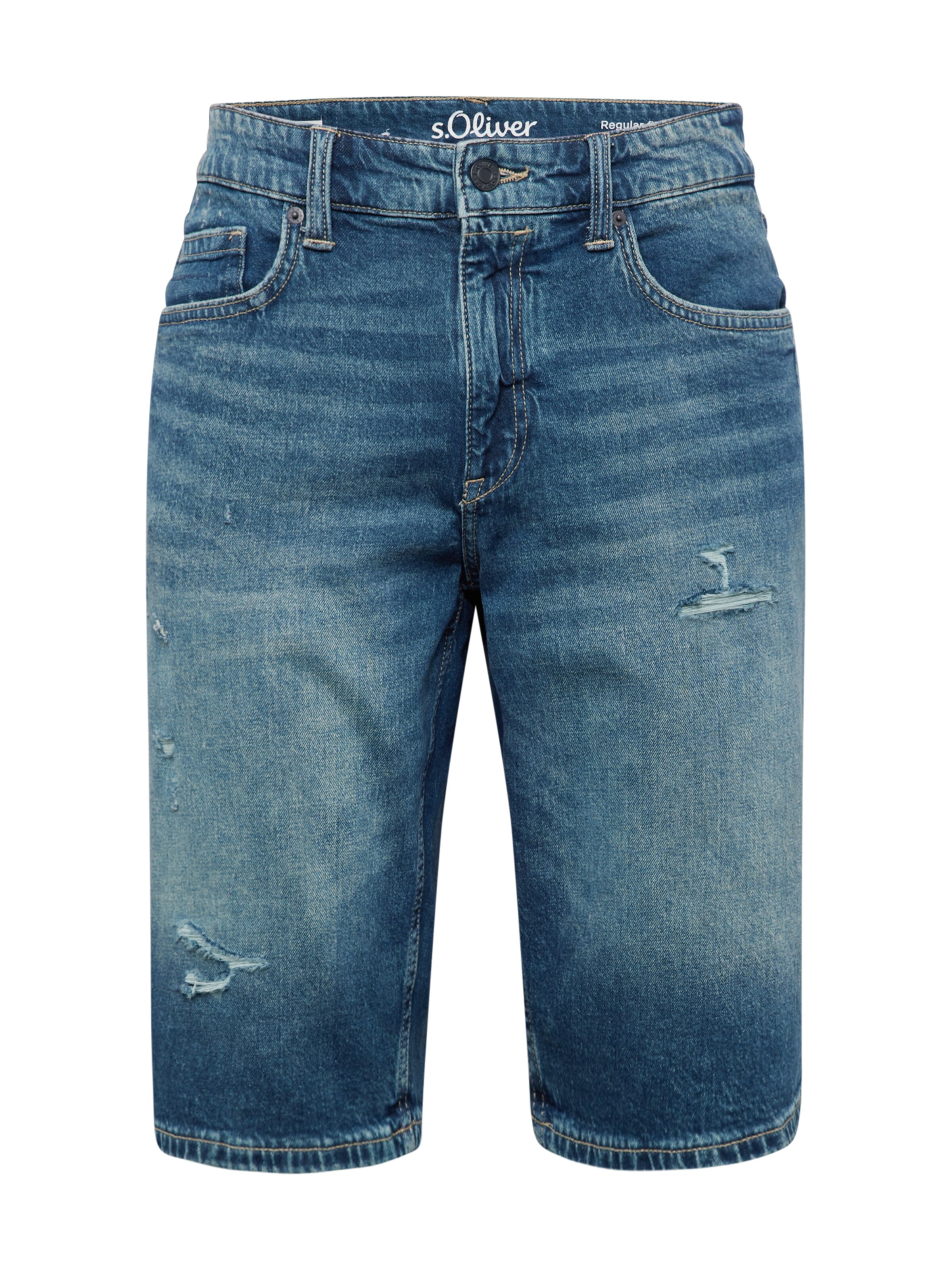 s.Oliver Jeans in Blauw: voorkant