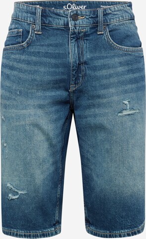 s.Oliver Regular Jeans in Blauw: voorkant