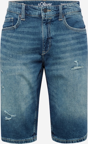 s.Oliver Regular Jeans in Blauw: voorkant