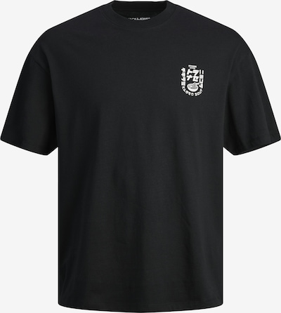 JACK & JONES Shirt 'DIRK' in de kleur Zwart / Wit, Productweergave