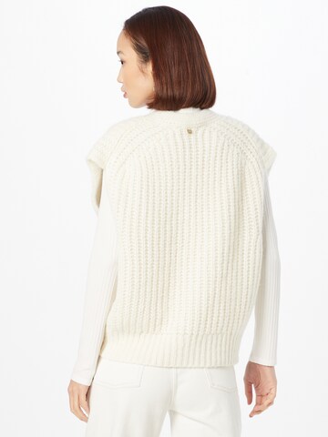 Rich & Royal Knit Cardigan in White