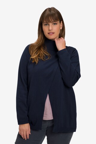 Ulla Popken Sweater in Blue: front