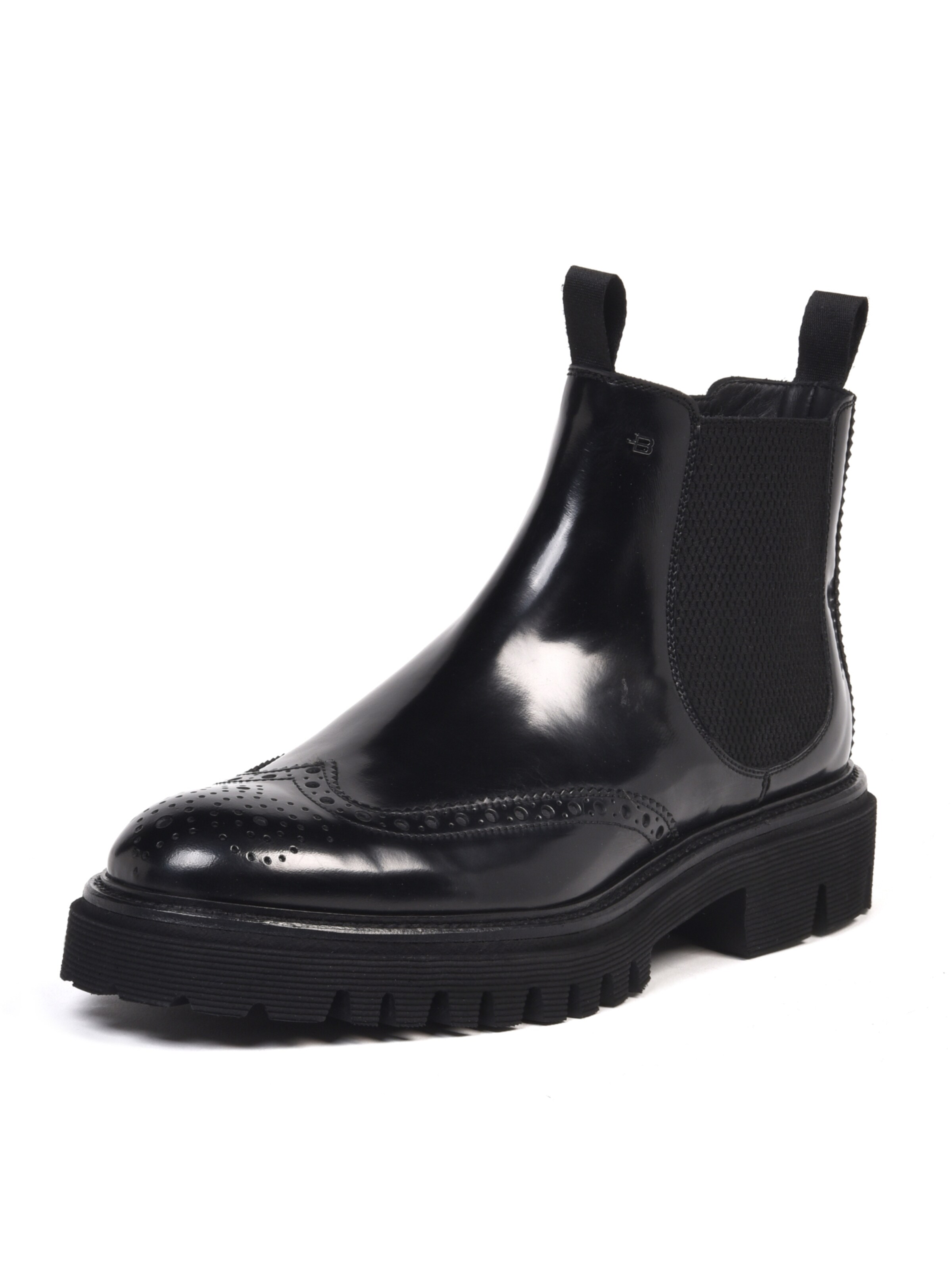 BALDININI Chelsea boots in Zwart: voorkant