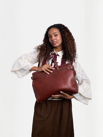 Cabas ' Siri ' RE:DESIGNED en marron : devant