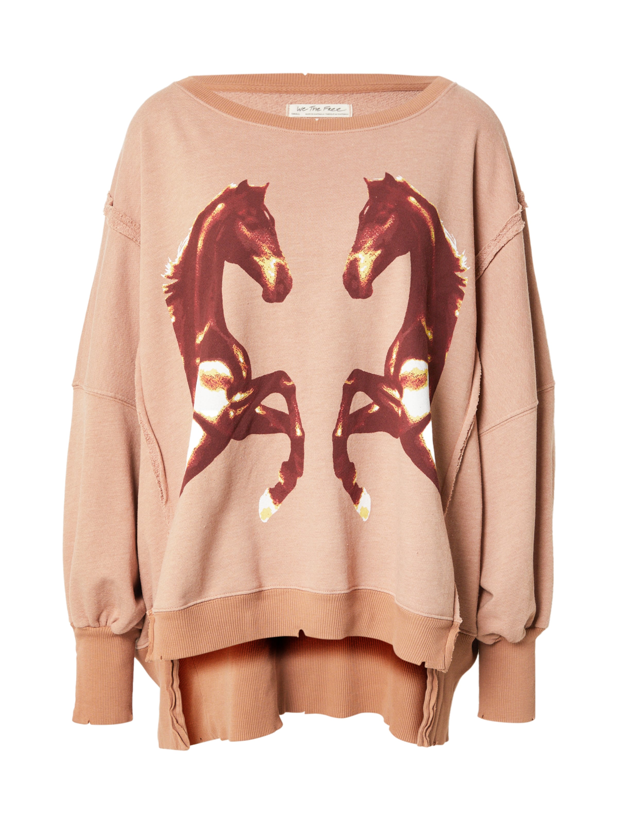 Free People Μπλούζα φούτερ σε μπεζ: μπροστά