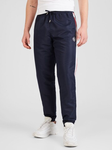 Sergio Tacchini Tapered Trousers 'AGAVE' in Blue: front