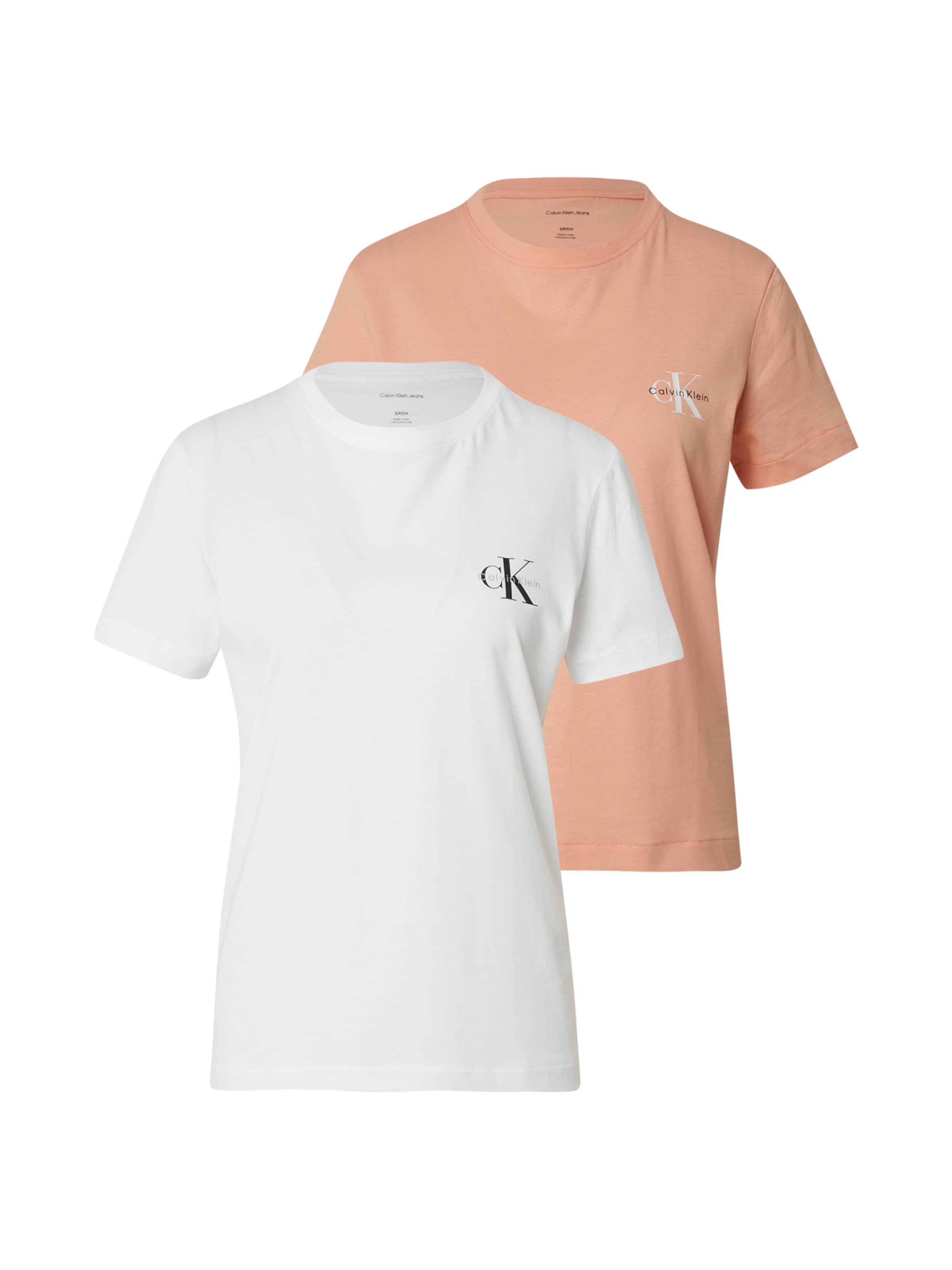 Calvin Klein Jeans Tričko - Oranžová: predná strana