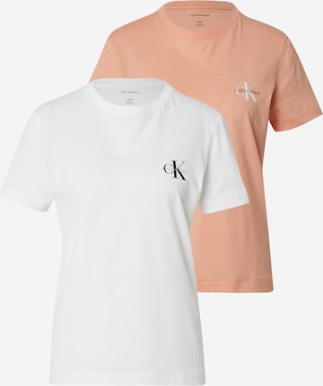 Calvin Klein Jeans Футболка в Оранжевый: спереди