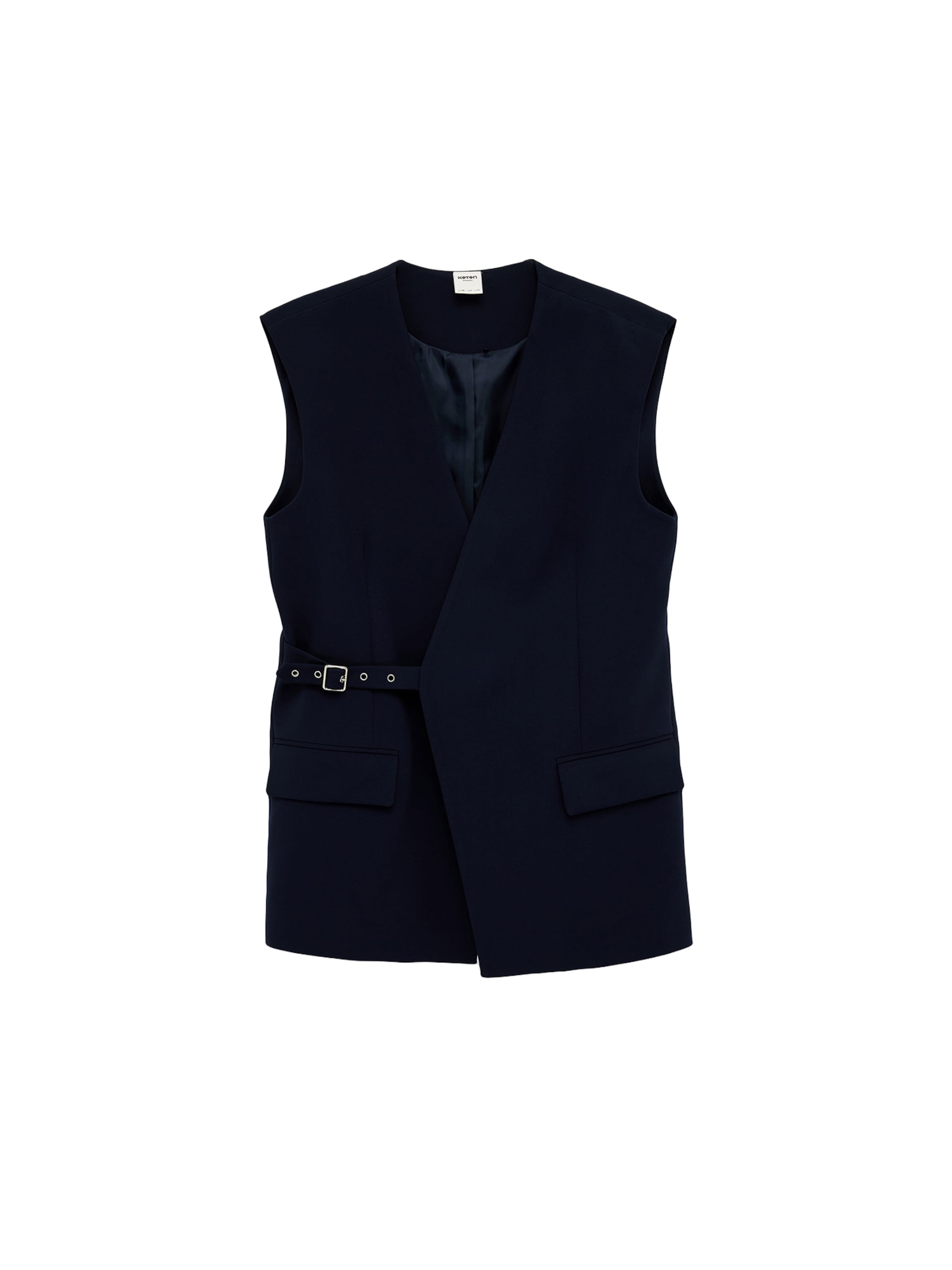 Koton Gilet in Blauw: voorkant