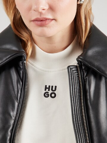 Sweat-shirt 'Daxandria' HUGO en blanc