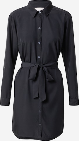 Robe-chemise Abercrombie & Fitch en noir : devant